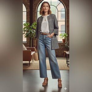 Cabi The Times Jacket Grey Size Medium